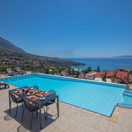 Lourdas Beach View Villa Vlachata Eksteriør bilde