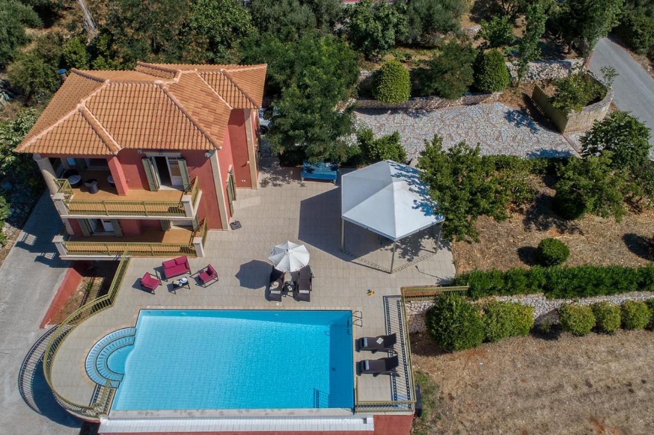 Lourdas Beach View Villa Vlachata Eksteriør bilde