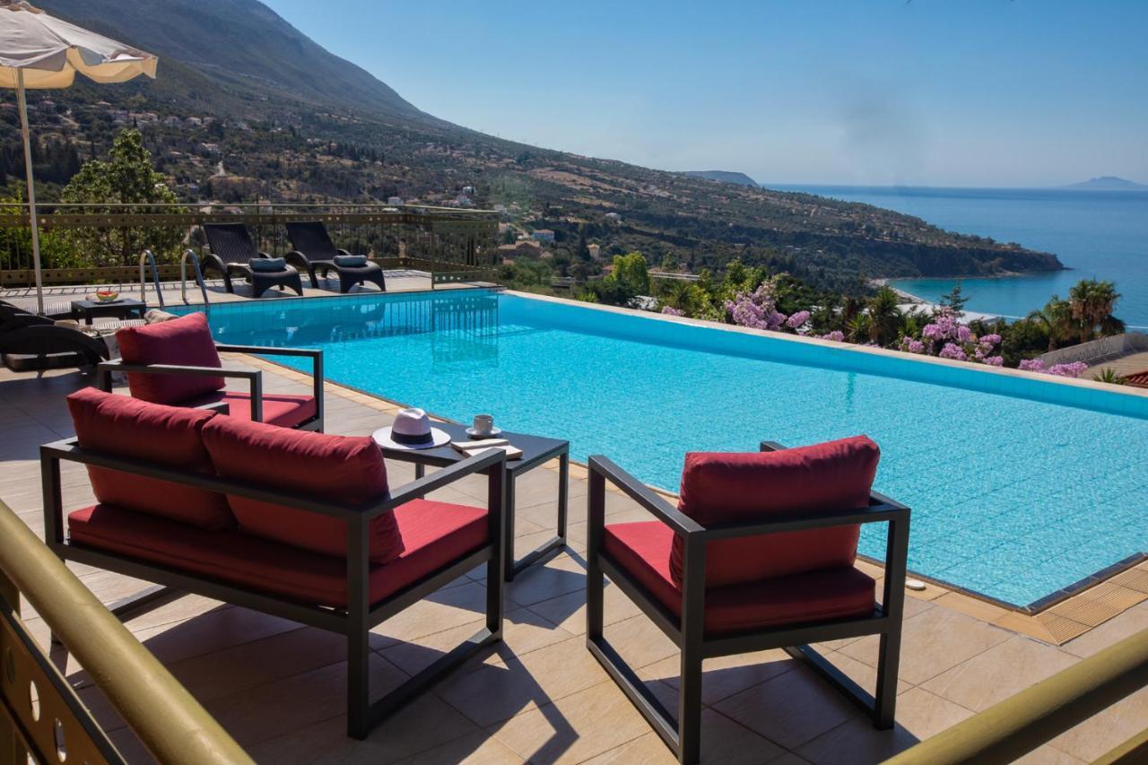 Lourdas Beach View Villa Vlachata Eksteriør bilde
