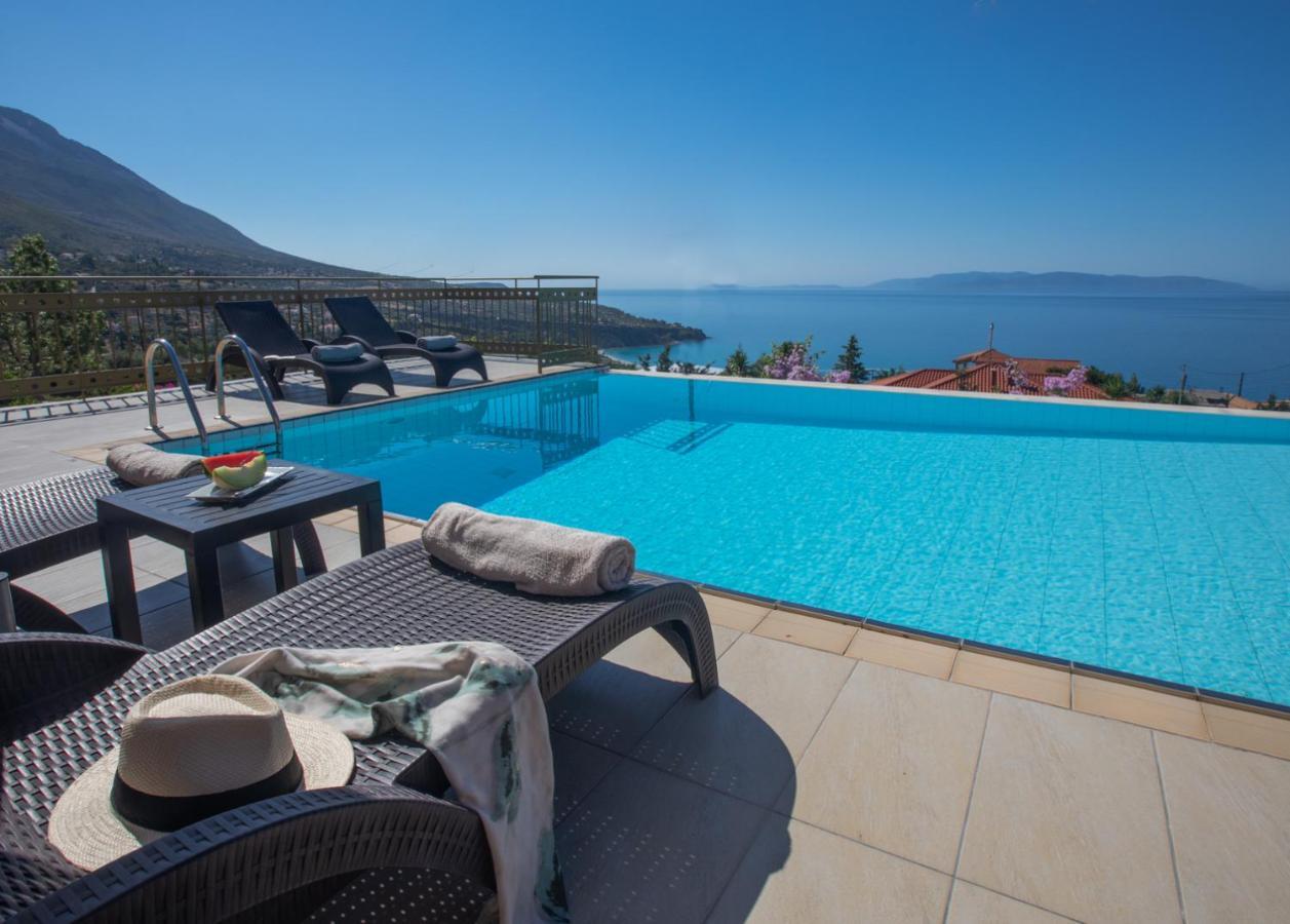 Lourdas Beach View Villa Vlachata Eksteriør bilde