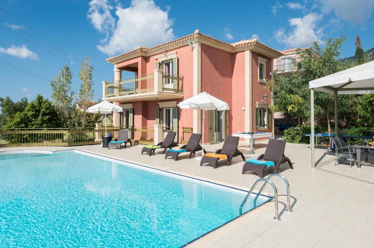 Lourdas Beach View Villa Vlachata Eksteriør bilde