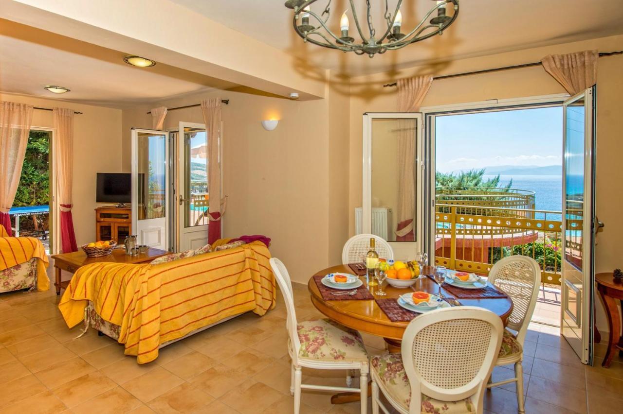 Lourdas Beach View Villa Vlachata Eksteriør bilde
