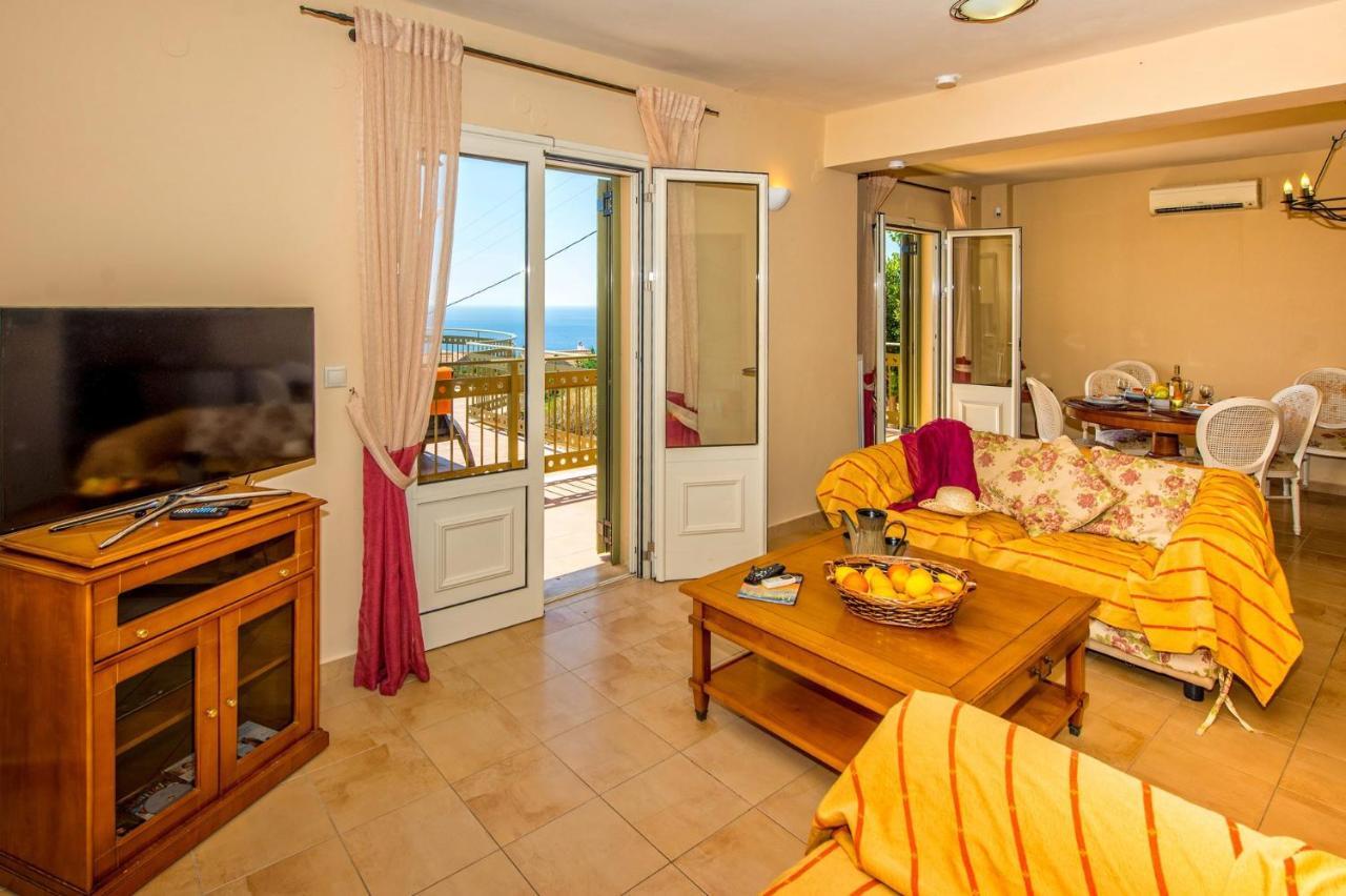 Lourdas Beach View Villa Vlachata Eksteriør bilde